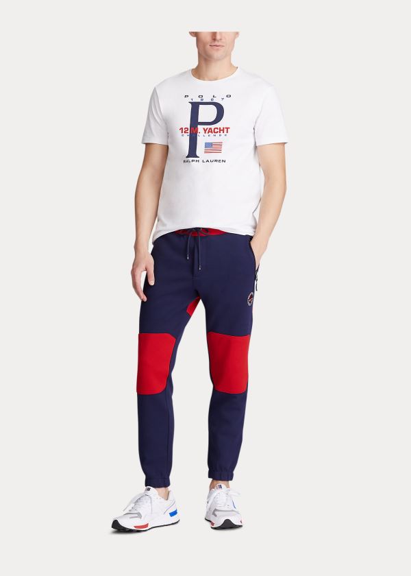 Joggers Polo Ralph Lauren Polo Sport Double-Knit Homem 49163-NOVQ